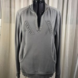 🦋 3 for $25 - Armani Exchange Vintage 3/4 zip Sweatshirt